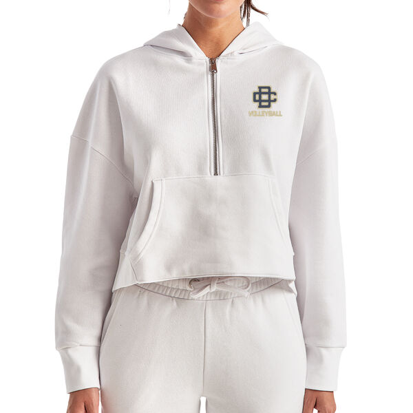 Women's Alice Half-Zip Hooded Sweatshirt Thumbnail